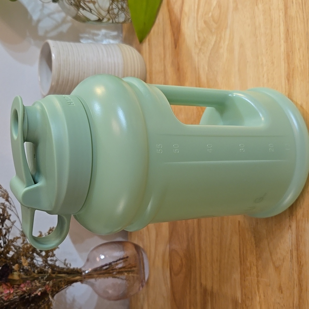 Matcha Green Hydrojug Pro BPA Free Plastic Water Jug Half Gallon